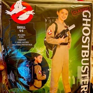 Ghostbuster Kids Costume with Inflatable Proton and blaster